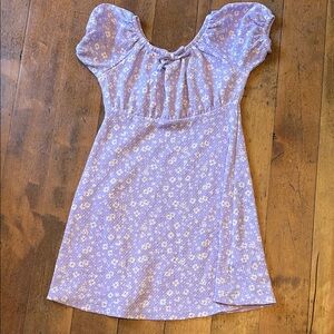 Wonder Nation Lavender Floral Kids Dress